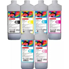 MALIK - Pack 6 Litros 6 colores compatible con Ecotank L-800