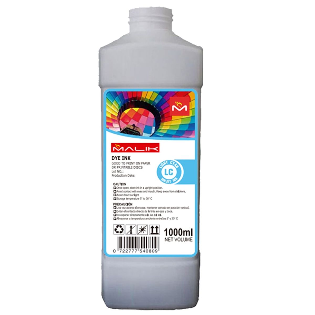 MALIK - Pack 6 Litros 6 colores compatible con Epsn E/tank L805