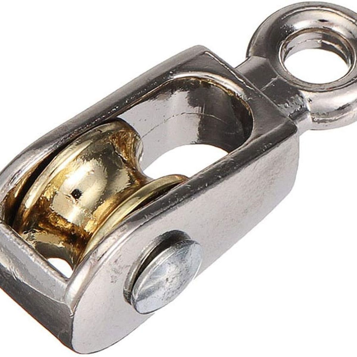 KUANGYE - Roldana Simple O Sencilla, Fija 1/2 Plg Cromada Pack 10 Uni