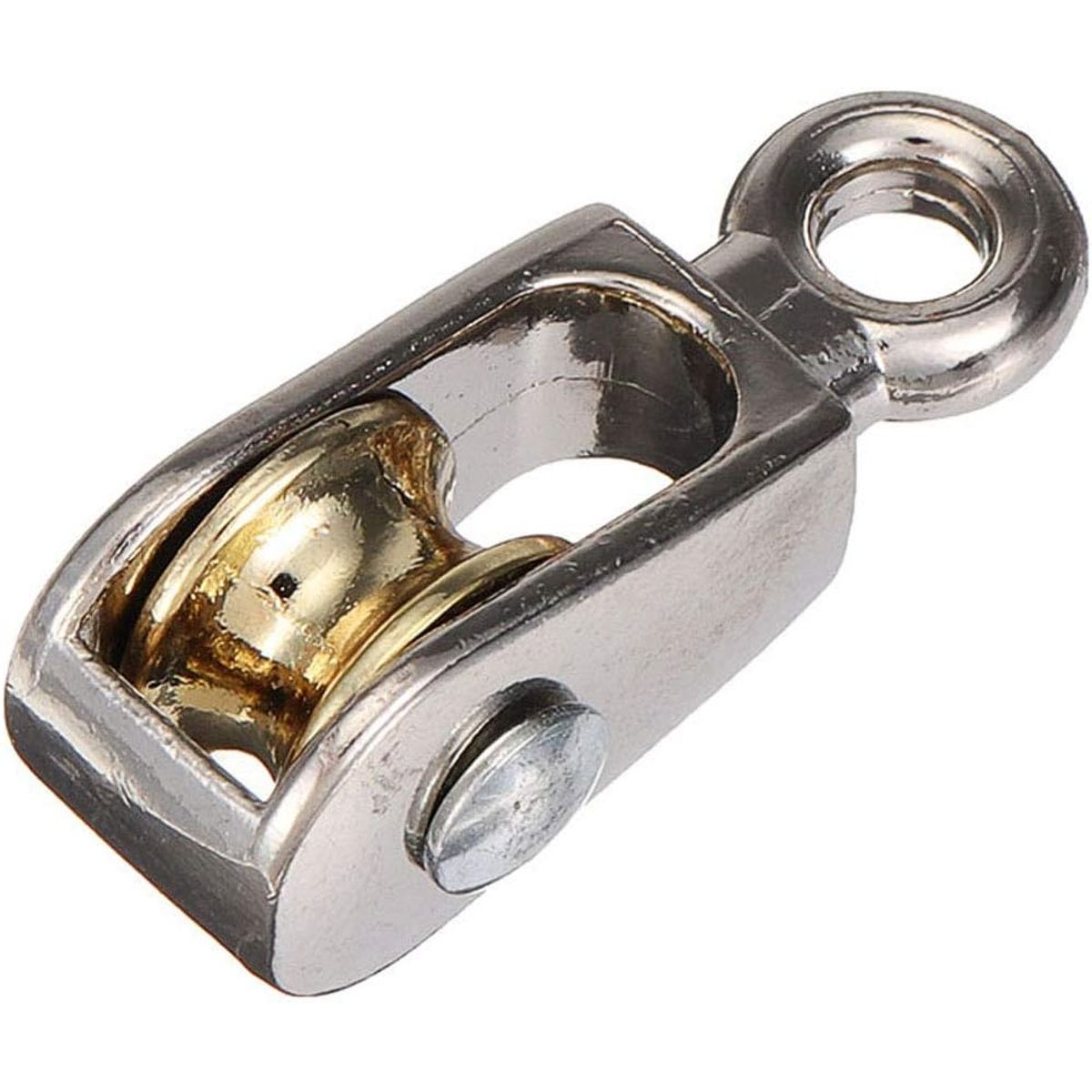 KUANGYE - Roldana Simple O Sencilla, Fija 1/2 Plg Cromada Pack 10 Uni