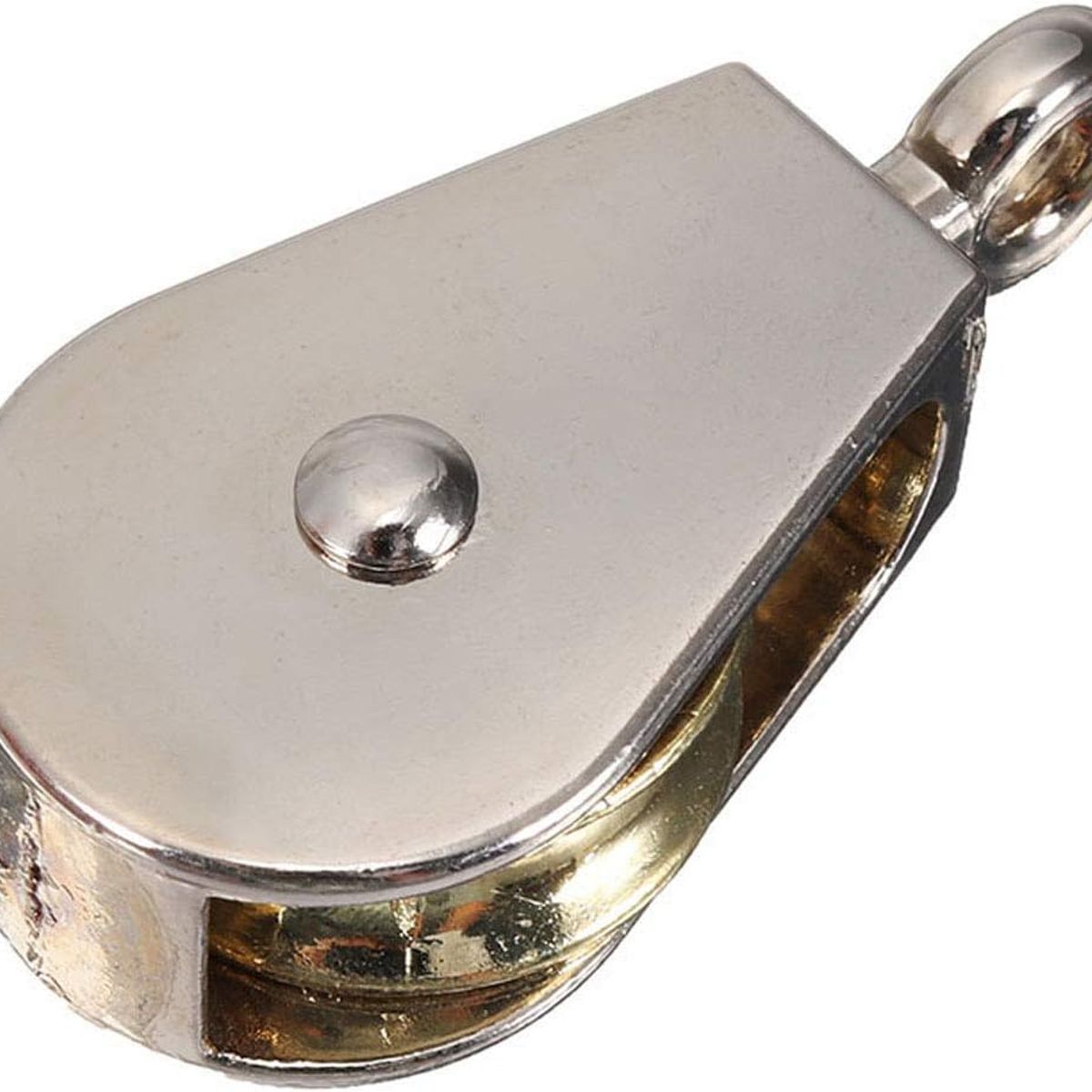 KUANGYE - Roldana Simple O Sencilla, Fija 1/2 Plg Cromada Pack 10 Uni