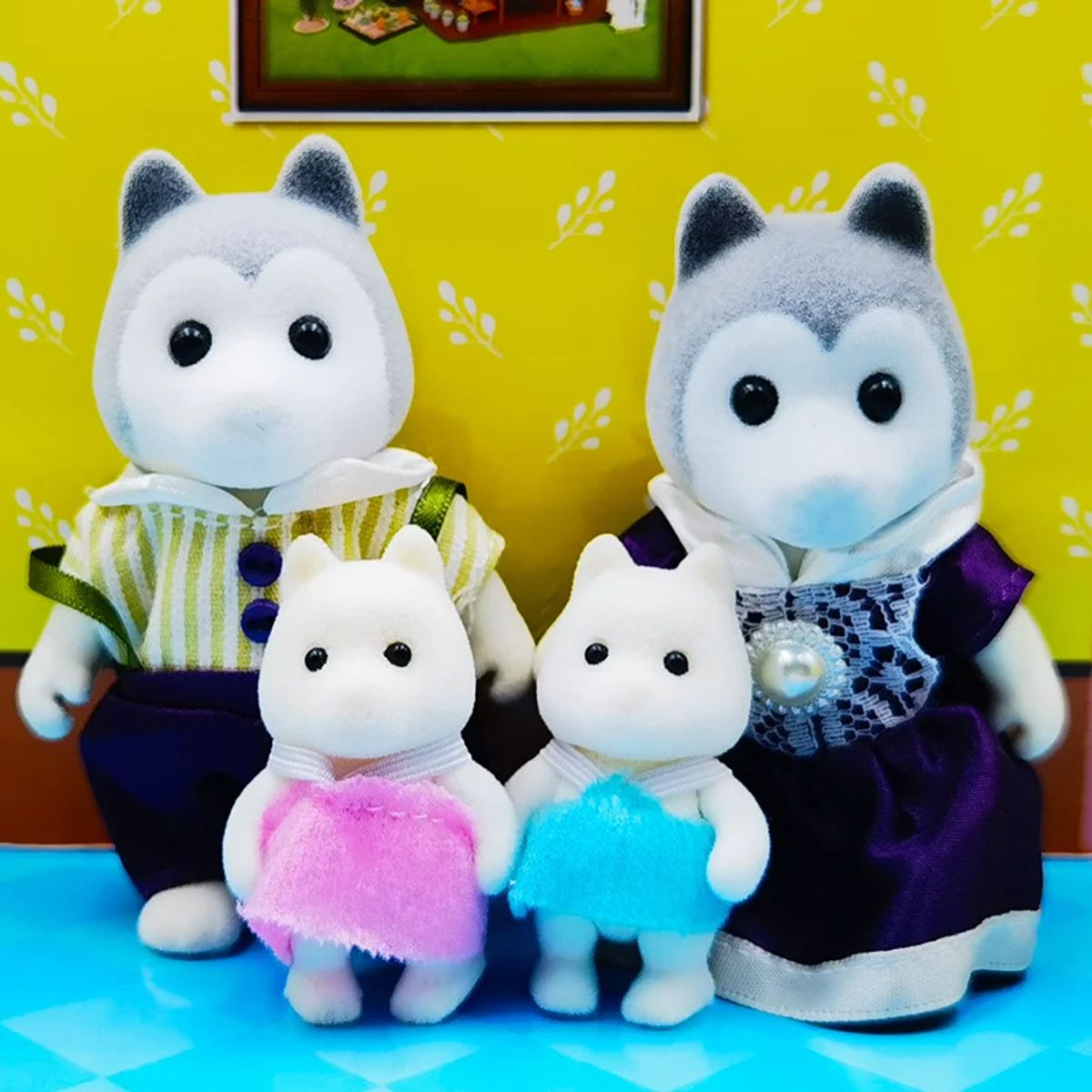 TIOZONEY - 4pcs Familia Ternurines - Distintos Animales Disponibles