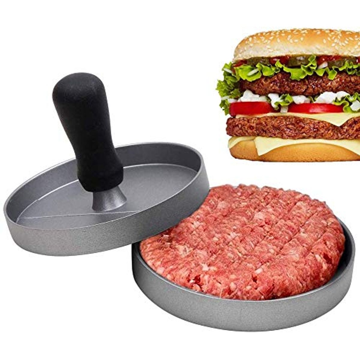 VATYERTY - Molde antiadherente para hamburguesas
