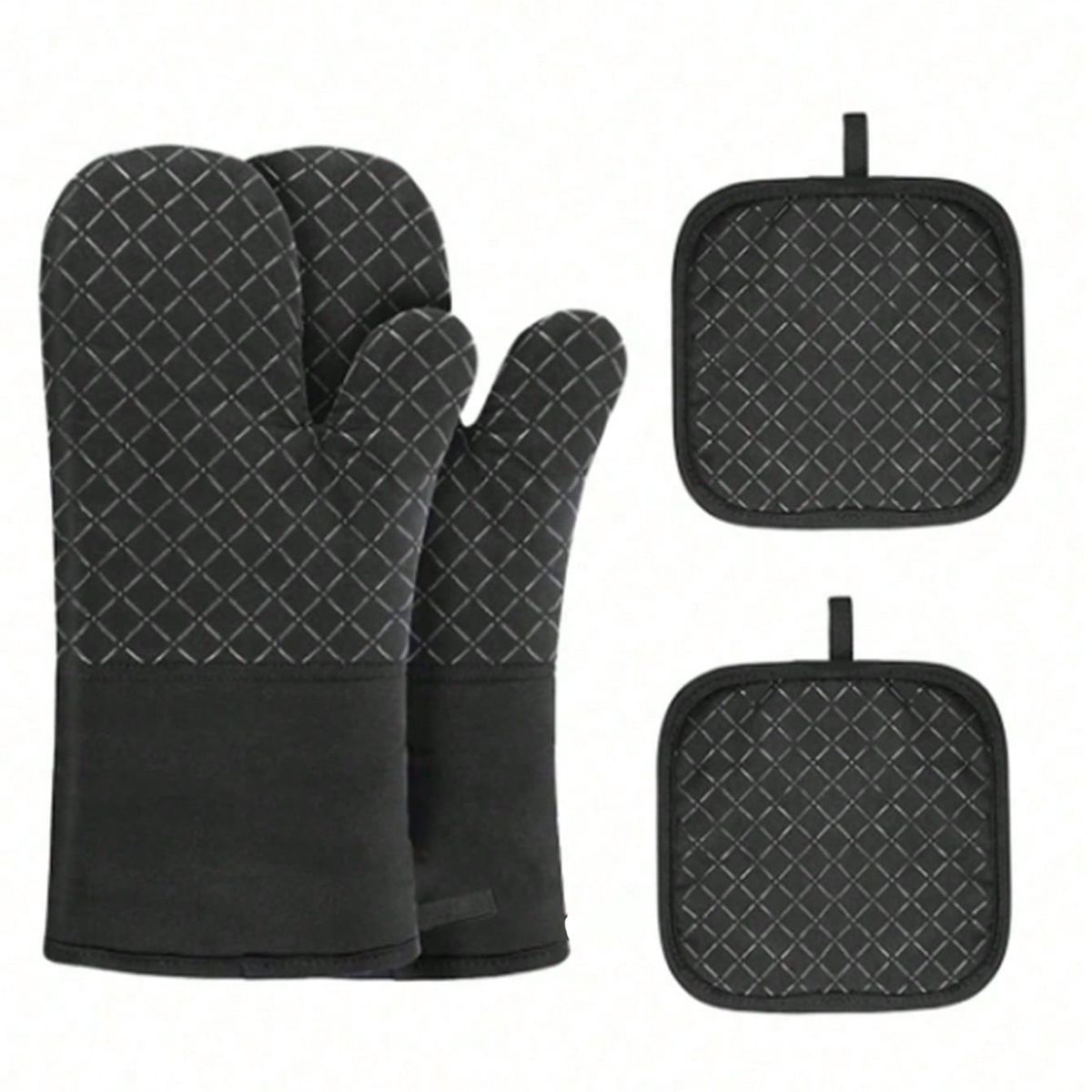 VATYERTY - 2 paquetes de guantes de silicona para horno