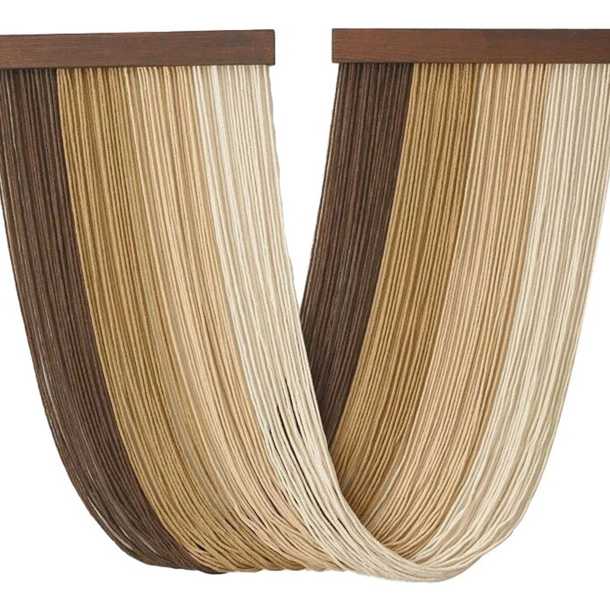 HOME NEAT - Tapiz de macramé grande Café