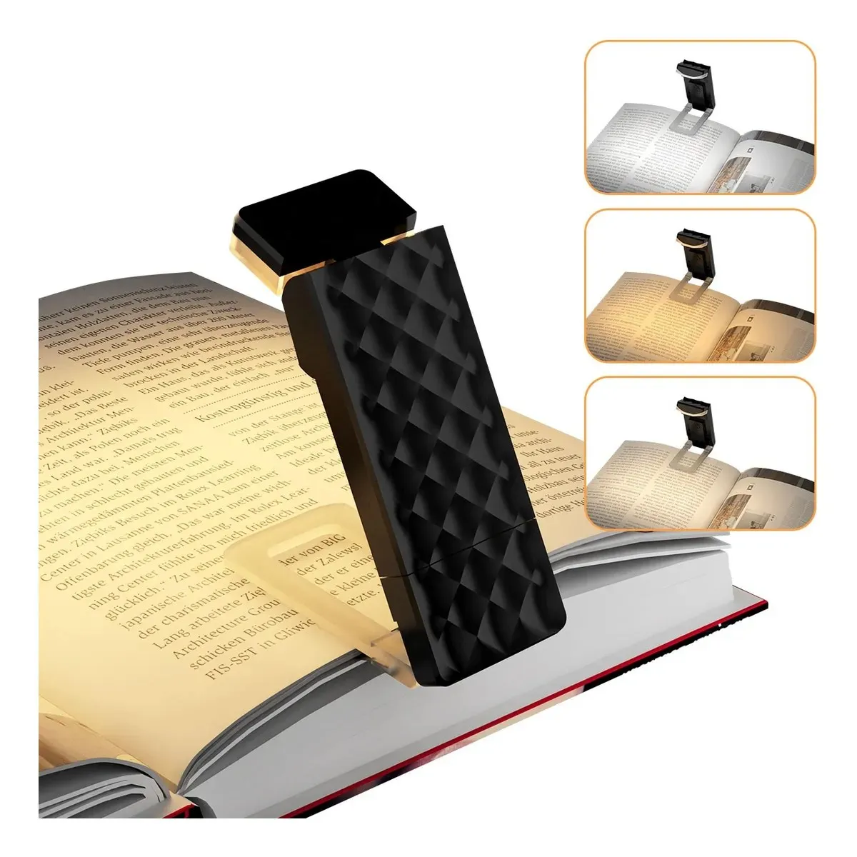 YAYKO - Luz De Lectura Luz Para Leer Libro Recargable Lamparas Usb