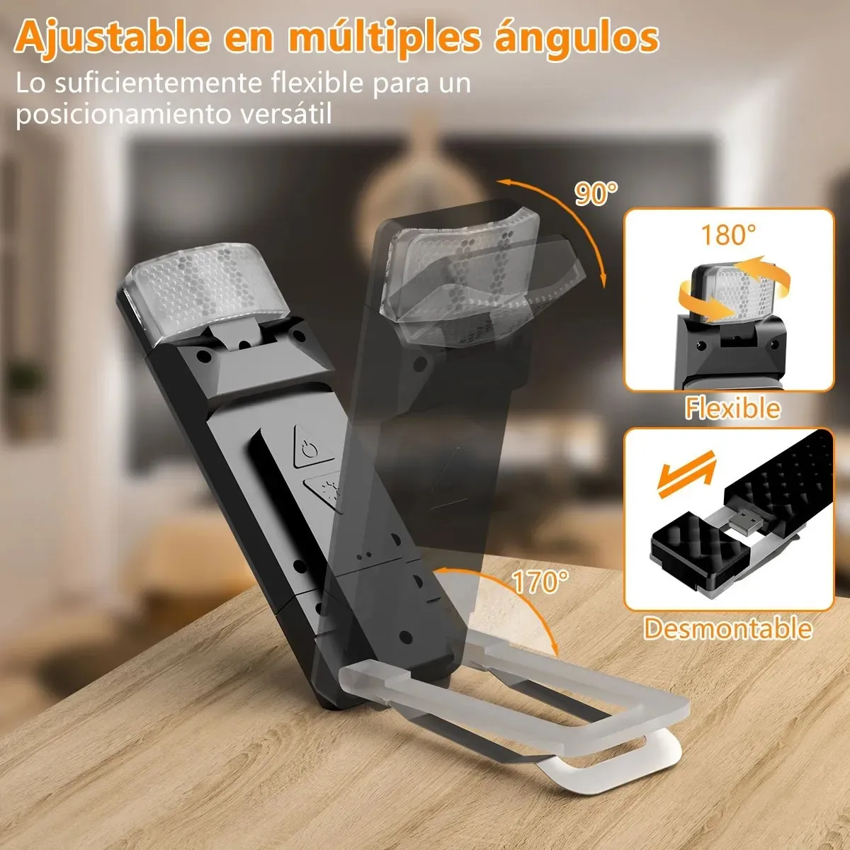 YAYKO - Luz De Lectura Luz Para Leer Libro Recargable Lamparas Usb