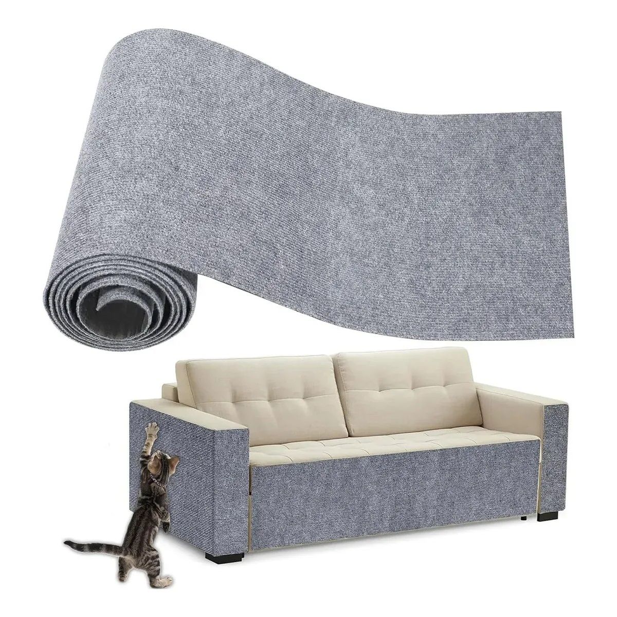 KUANGYE - Autoadhesivoa Rascador De Gatos P Esquina Y Pared 30×200cm