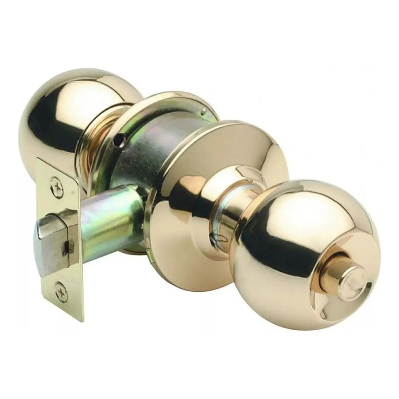 LISM - Cerradura Cilíndrica Pomo Baño Dormitorio Chapas Chapa Llave