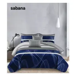 GENERICO - Juego de Sabanas 2 Plazas. 4 Piezas. con Diseño