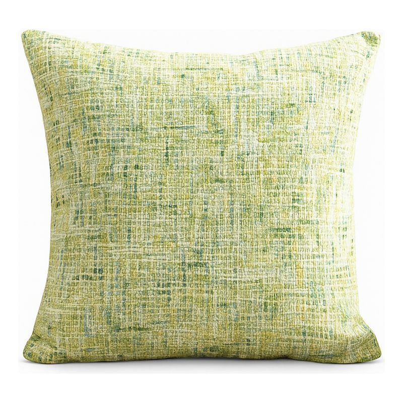 ARMONIA - Funda de cojín café vintage elegante 45x45 algodón suave 679