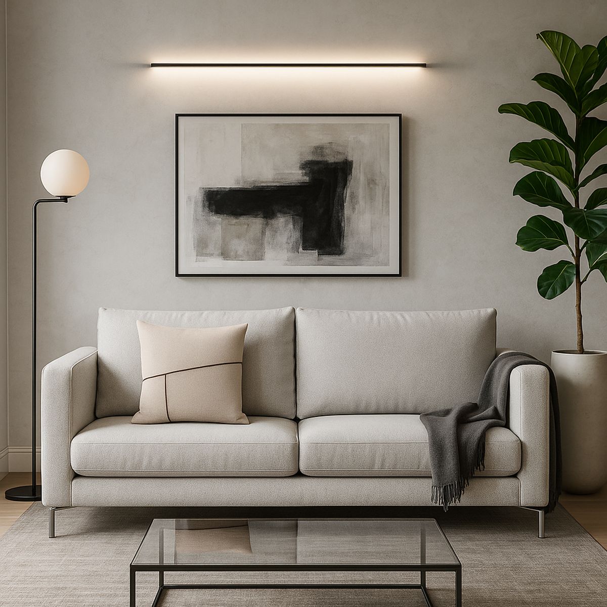 ARMONIA - Funda cojín decorativa marrón 45x45 costura premium hogar CL 677