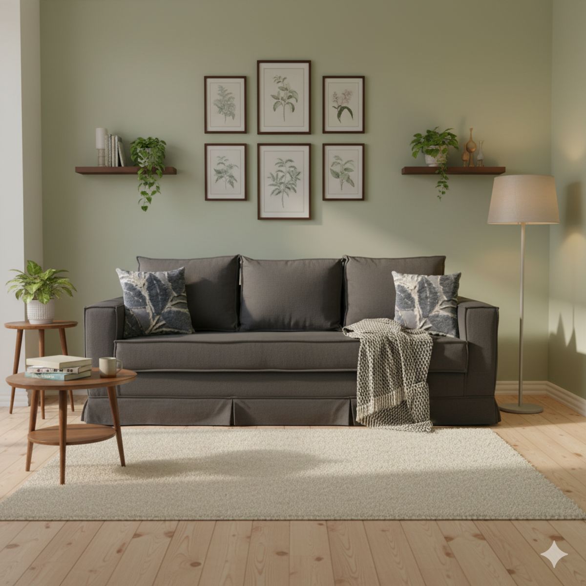 MUNDO LIVING - Living 311 Siena Marengo Sofa 3 cuerpos + 2 poltronas resortes u.s.a