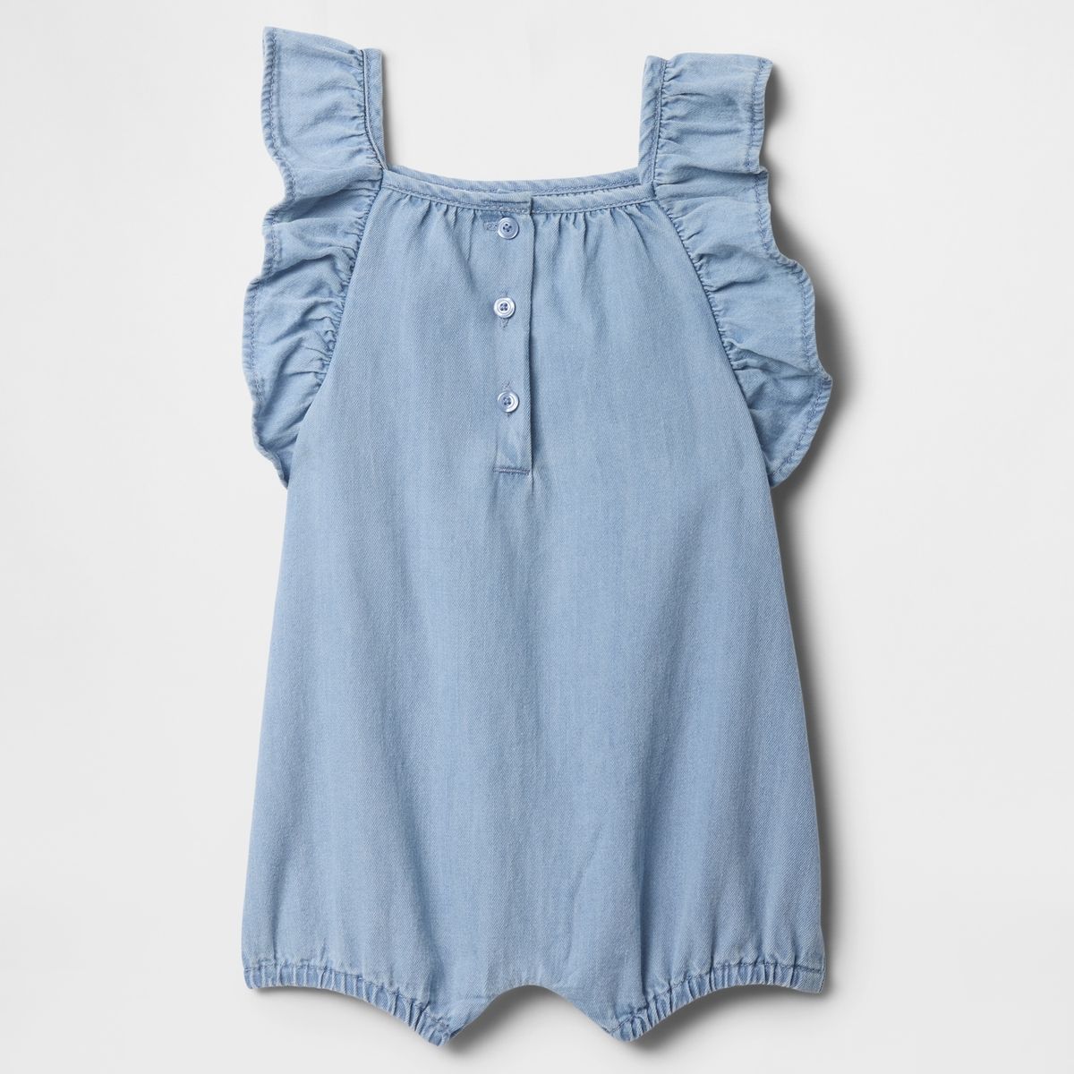 GAP - Enterito Bebe Niña Denim Vuelos Azul Gap