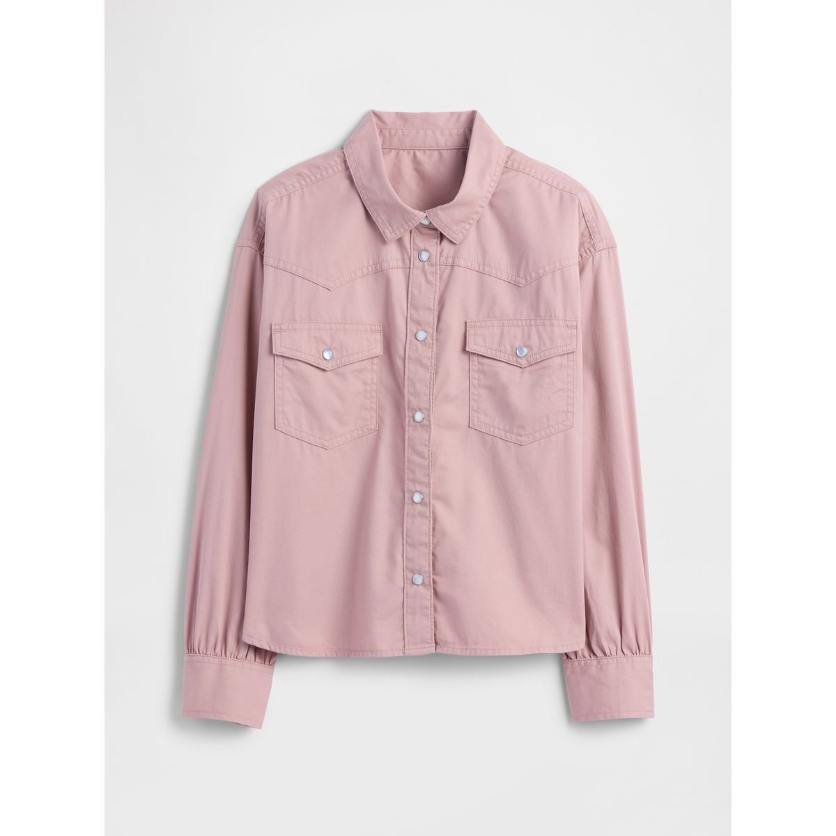 GAP - Blusa Niña Western Manga Larga Rosado Gap