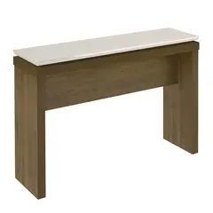 EXIT - Mesa de arrimo Luna Pino beige 120x33x79 cm