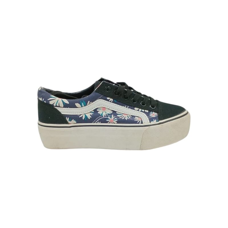 HERIEL - Zapatilla Negra Print Mujer