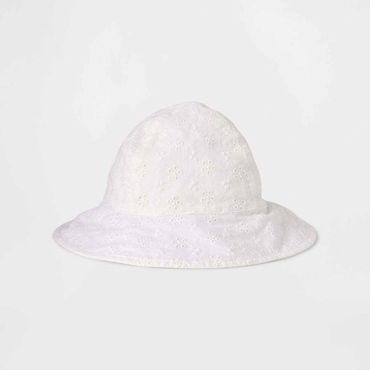 GAP - Gorro Bebe Unisex Eyelet Sun Blanco Gap