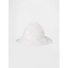 GAP - Gorro Bebe Unisex Eyelet Sun Blanco