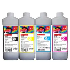 MALIK - Pack 4 Litros + 4 Botellas vacias para Epsn E/tank T504 L4160