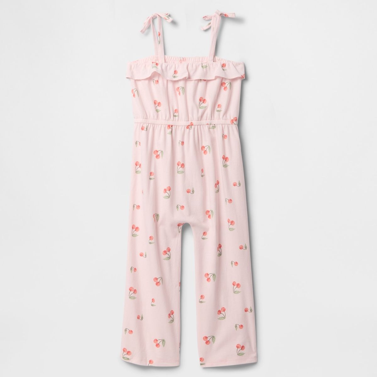 GAP - Enterito Toddler Niña Gap Cherry Ruffle Rosado