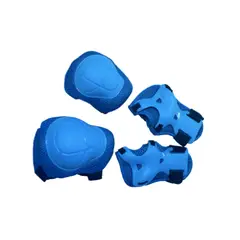 GENERICO - SET DE PROTECCION INFANTIL RODILLERAS Y CODERAS AZUL