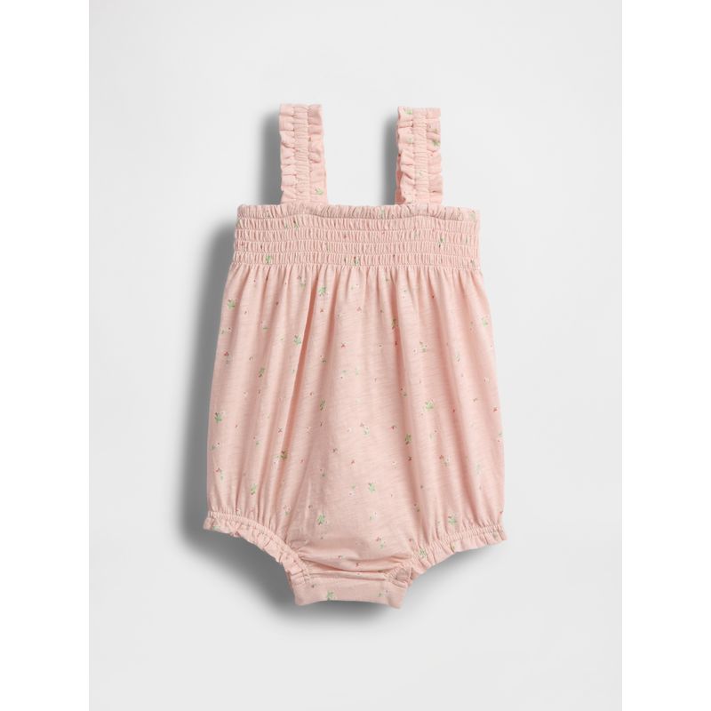 GAP - Enterito Bebe Niña Smocked Rosado Gap