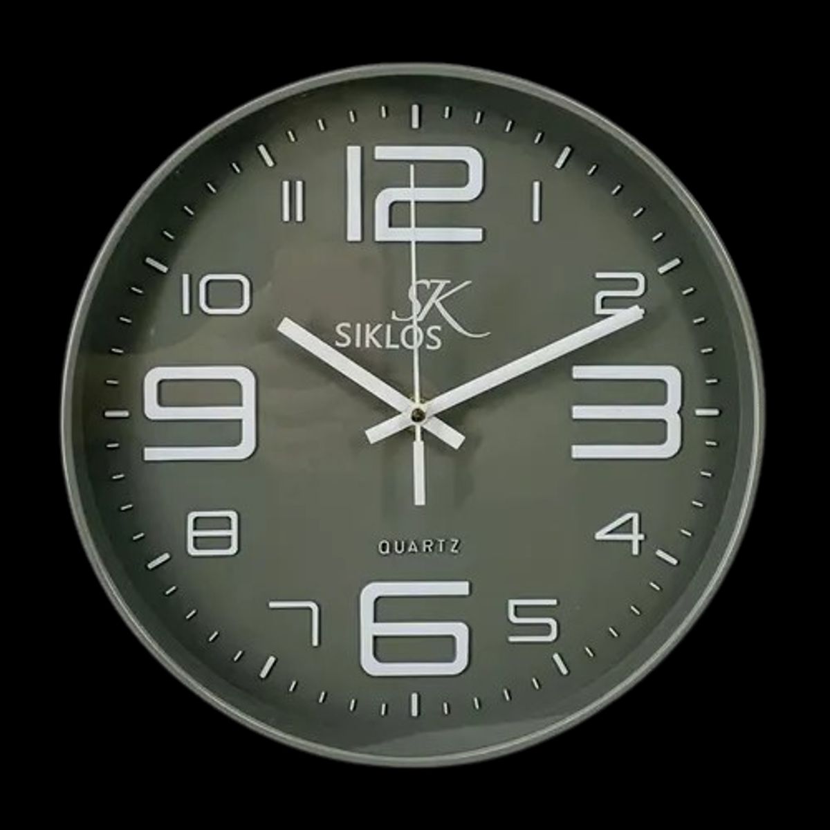 GENERICO - RELOJ MURAL SIKLOS GB  8103  ANALOGO SILENCIOSO 25 CENTIMETROS