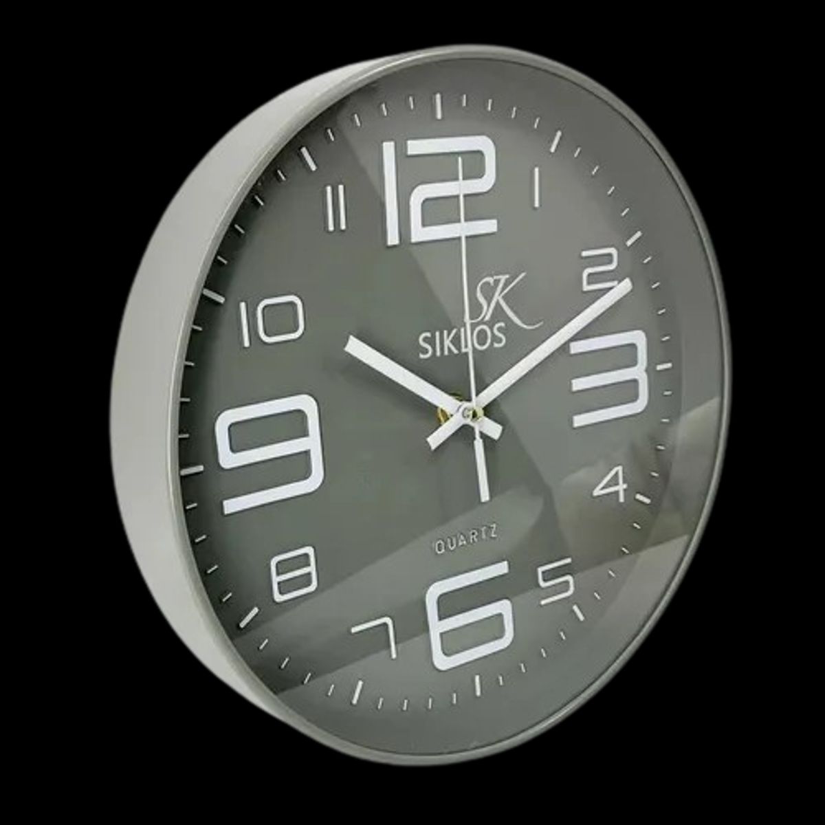 GENERICO - RELOJ MURAL SIKLOS GB  8103  ANALOGO SILENCIOSO 25 CENTIMETROS