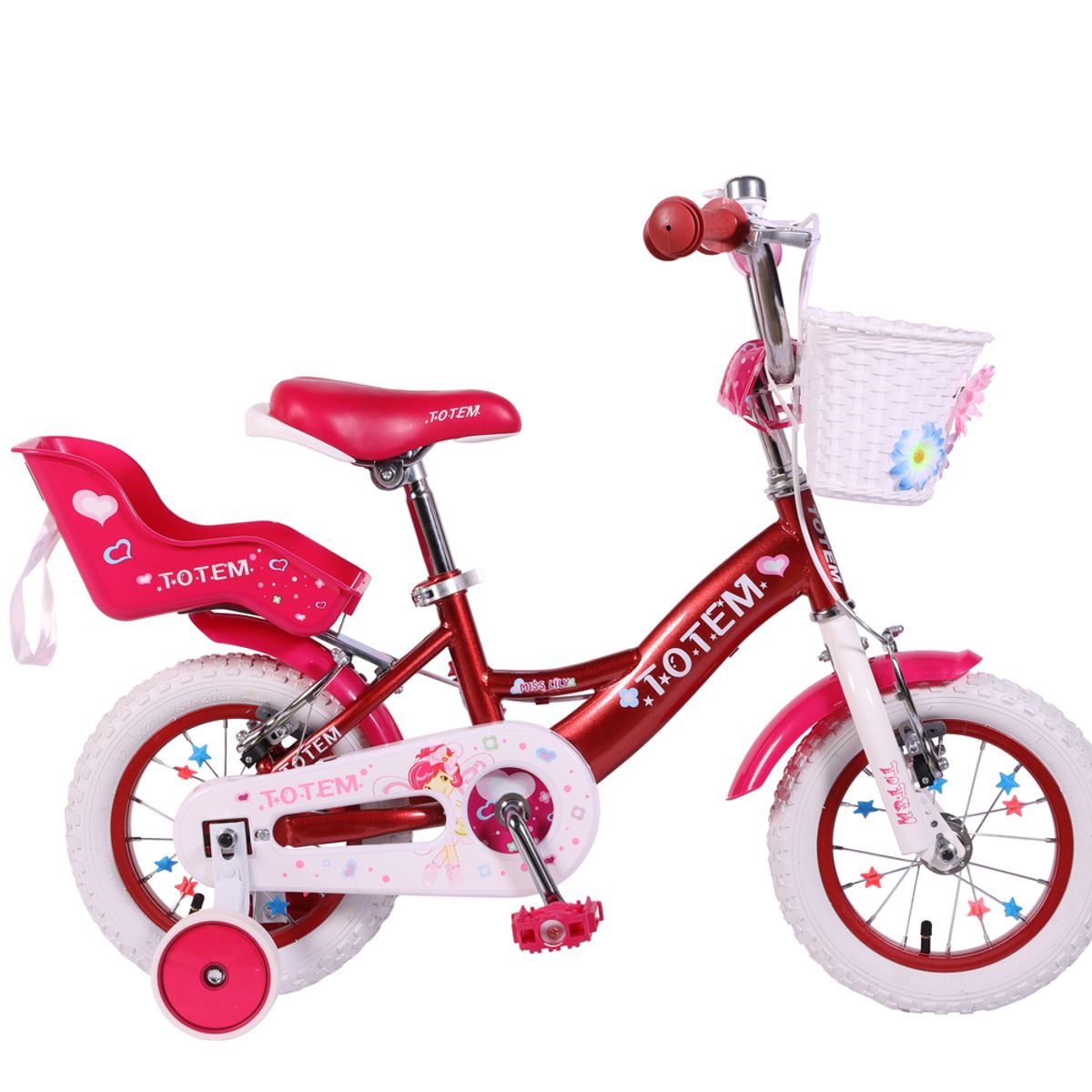 TOTEM - BICICLETA TOTEM INFANTIL ARO 12 MISS LILLY COLOR FUCSIA