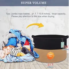 ATLAS - Canasto Ropa Sucia Grande De 55cm