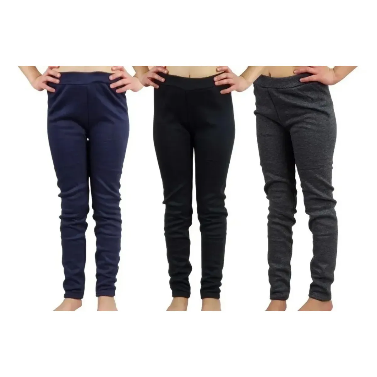 LOOK SHOP - Pack 6 Calzas Micropolar Niña. Tallas A Elección. 12m A 3a 504
