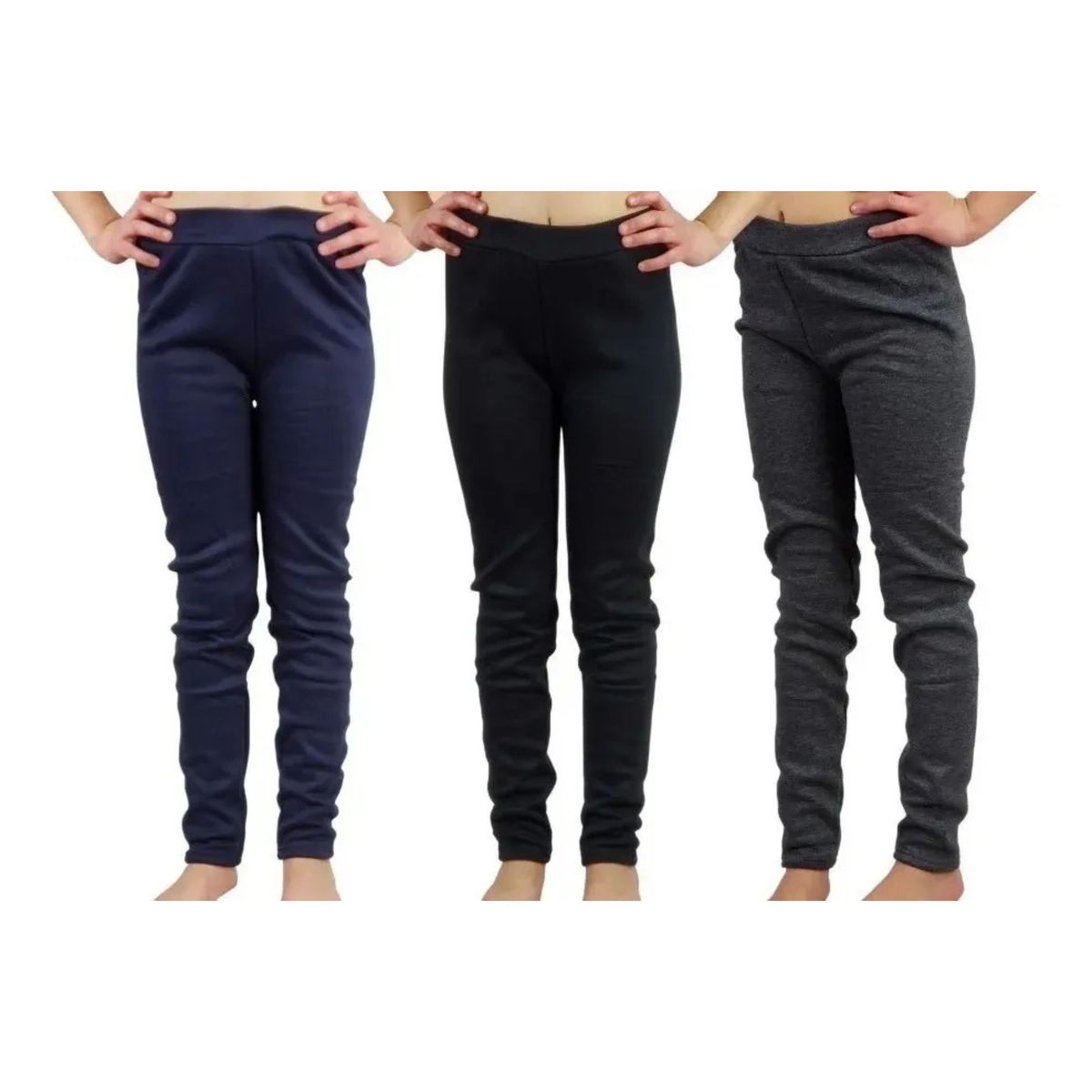 LOOK SHOP - Pack 6 Calzas Micropolar Niña. Tallas A Elección. 12m A 3a 504