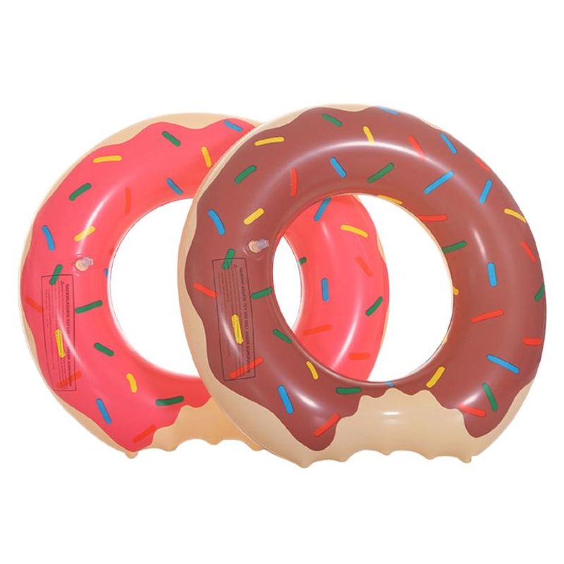 GENERICO - Flotador Para Piscina Tipo Dona De 85cm café