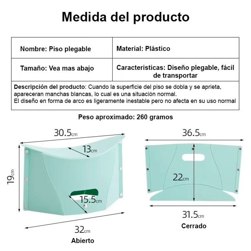 GENERICO - Piso Plegable Para Camping