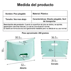 GENERICO - Piso Plegable Para Camping