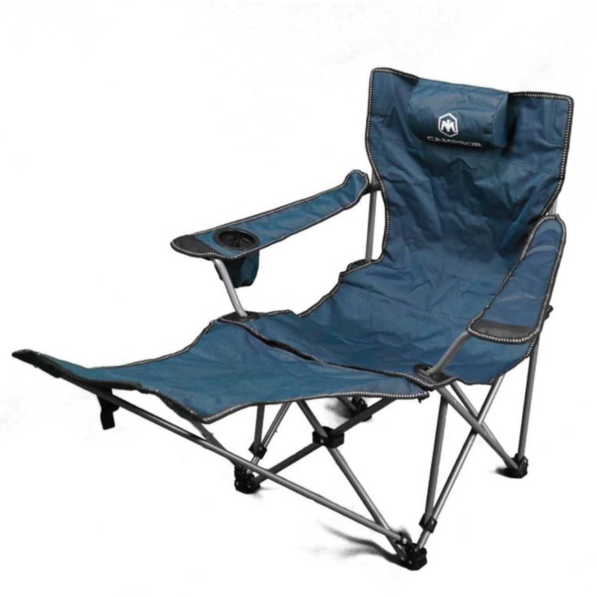 GENERICO - Silla Plegable Reclinable Con Reposapiernas Desmontable