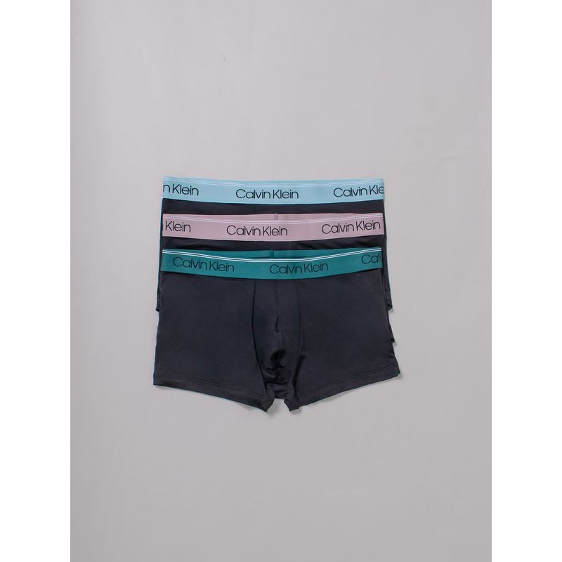 CALVIN KLEIN - Pack 3 Bóxers Low Rise Trunk Micro Stretch Negro Calvin Klein