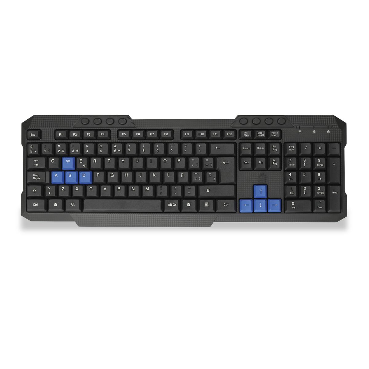 DBLUE - Teclado pc mini ultra slim con conexión usb - PS