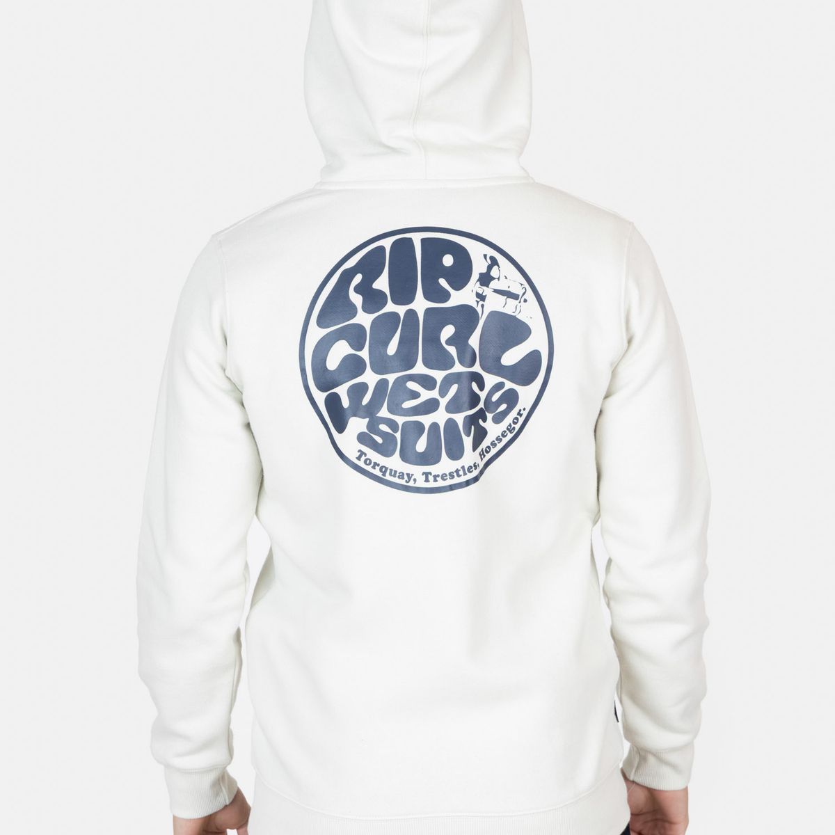 RIP CURL - Poleron FZ Moonset Blanco Infantil Rip Curl - Blanco