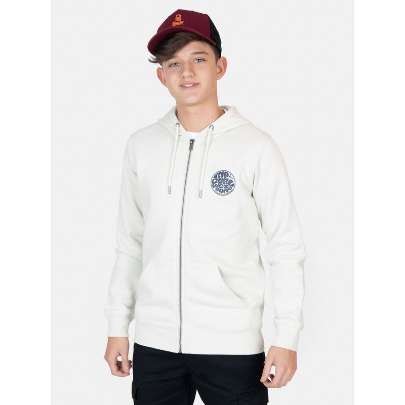 RIP CURL - Poleron FZ Moonset Blanco Infantil Rip Curl - Blanco