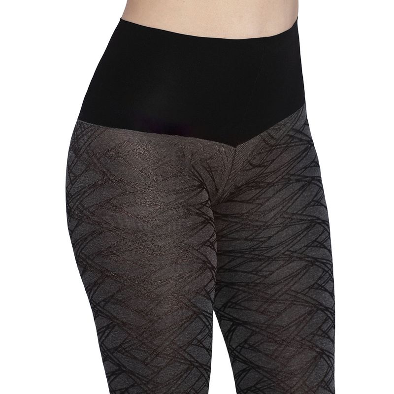MONARCH - Panty Geo Cintura Invisible Negro Lasst
