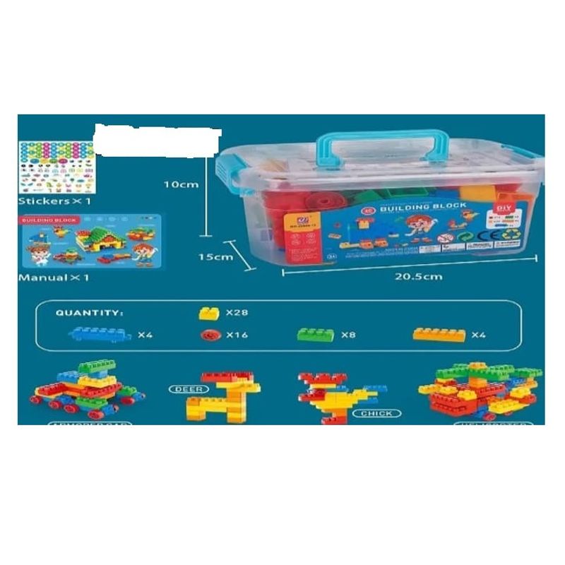GENERICO - Juguete caja lego armables 60unds