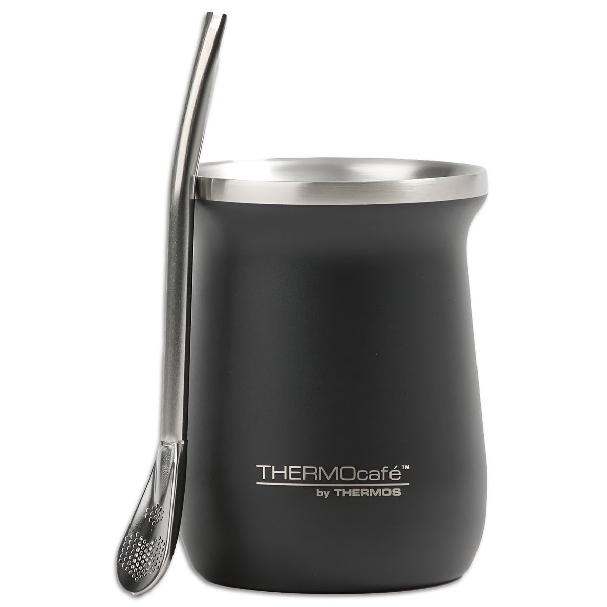 THERMOS - Vaso Mug Térmico para Mate Inox 260ML Granite Dark Edition