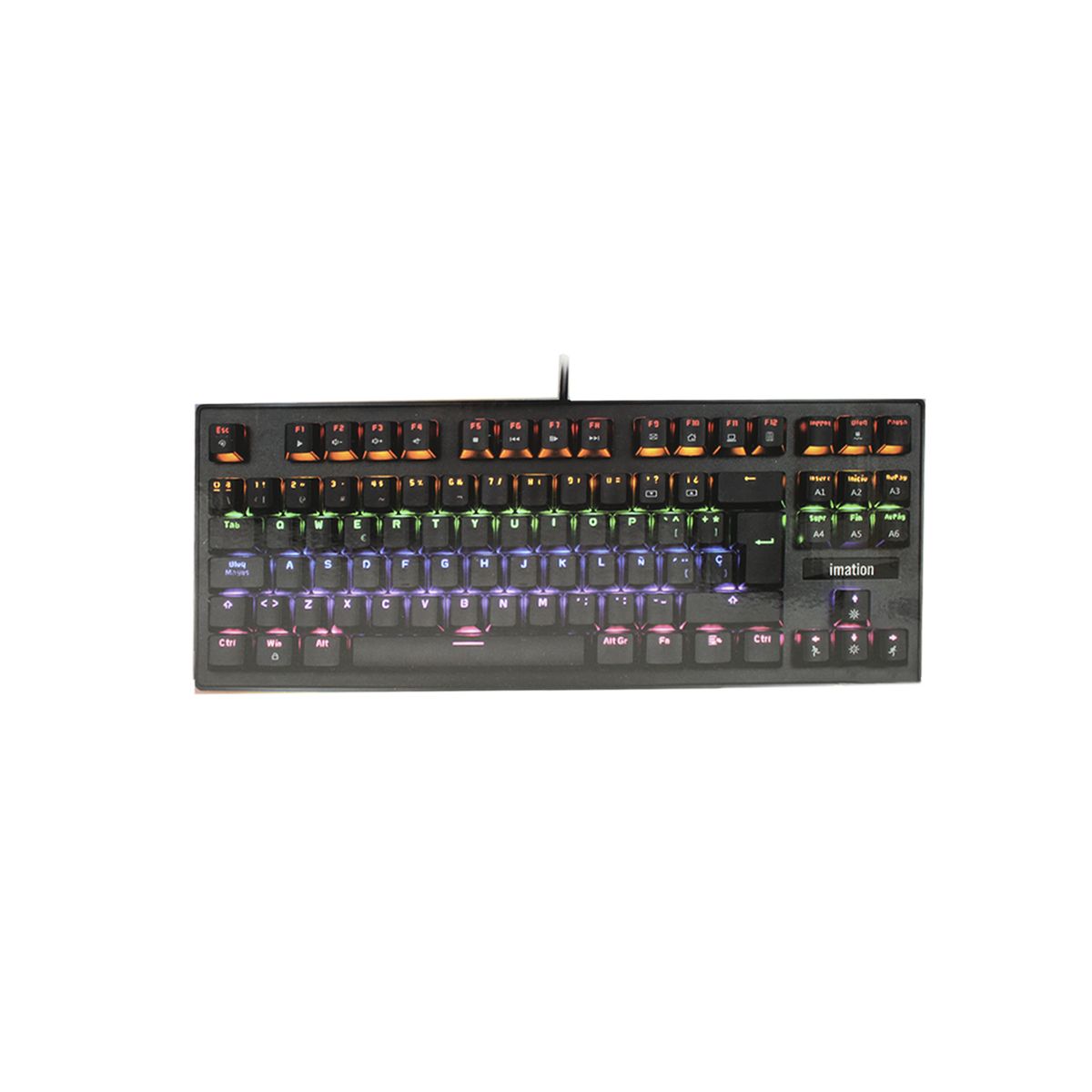 IMATION - Teclado Gamer Mecánico Rgb IMJ88 Rainbow Imation - PS
