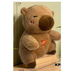 GENERICO - Peluche suave Cabybara 27 cm respira, musica, luz