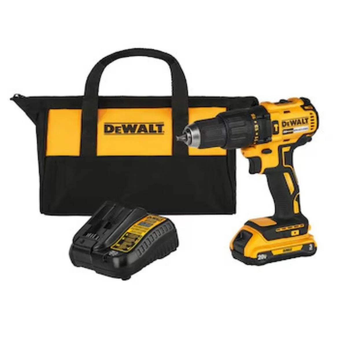 DEWALT - Kit Taladro Inal Percutor 13mm 20V MAX Dewalt DCD7781L1