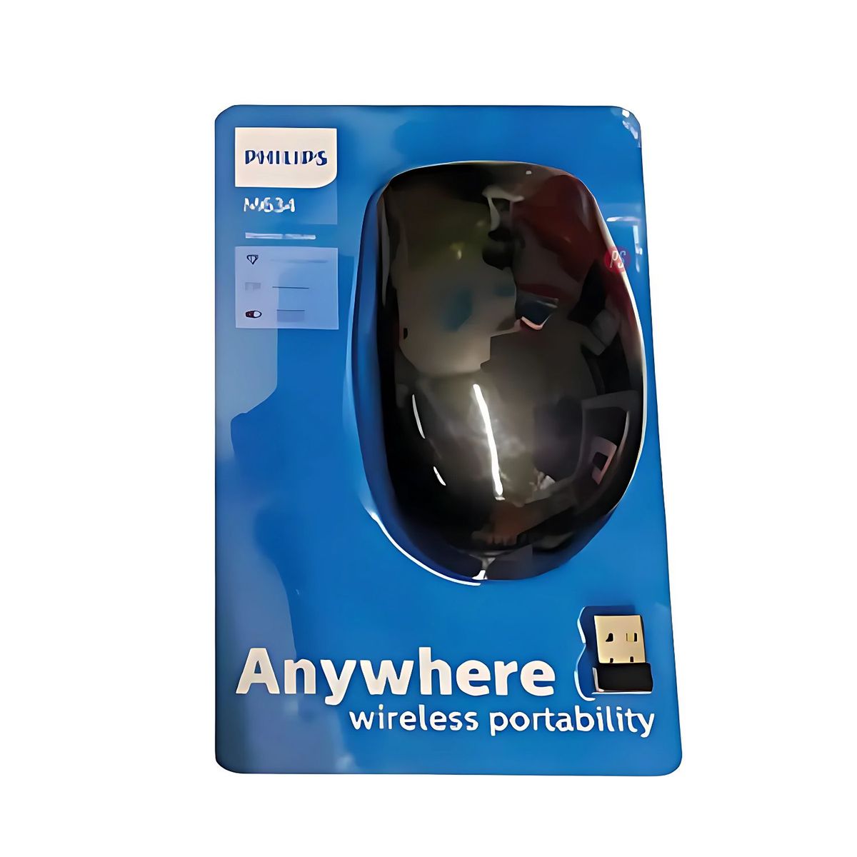 PHILIPS - Mouse Inalámbrico Bluetooth Y 24ghz Philips SPK7634 - PS