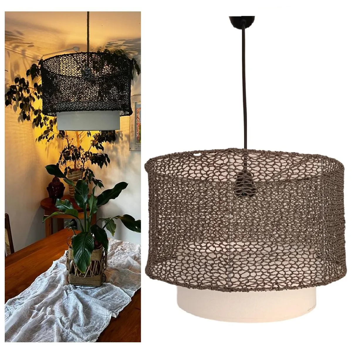 CAROLD STEVENS - Lámpara Colgante Bolonia Acero