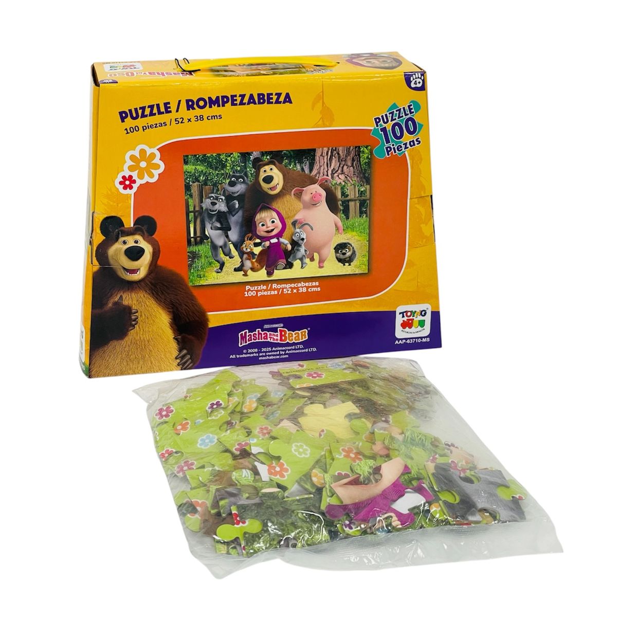 MASHA Y EL OSO - Puzzle 100 Piezas - Masha y El Oso